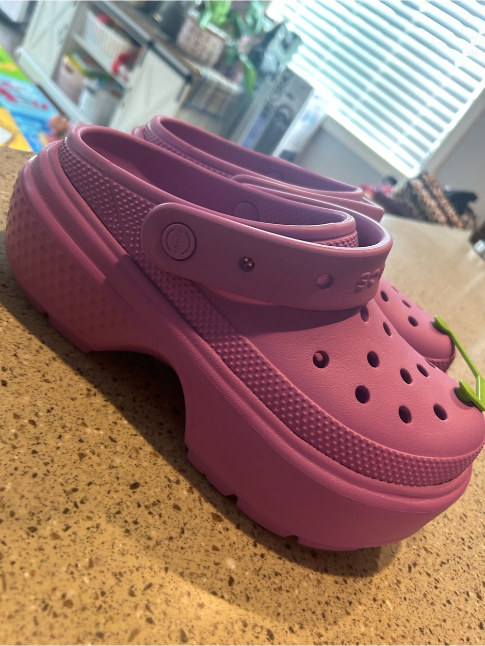 THE ICONIC Crocs Platform Clogs – Lilac mauve – W9/M7